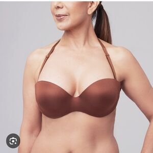 Strapless Convertible Bra in Brown